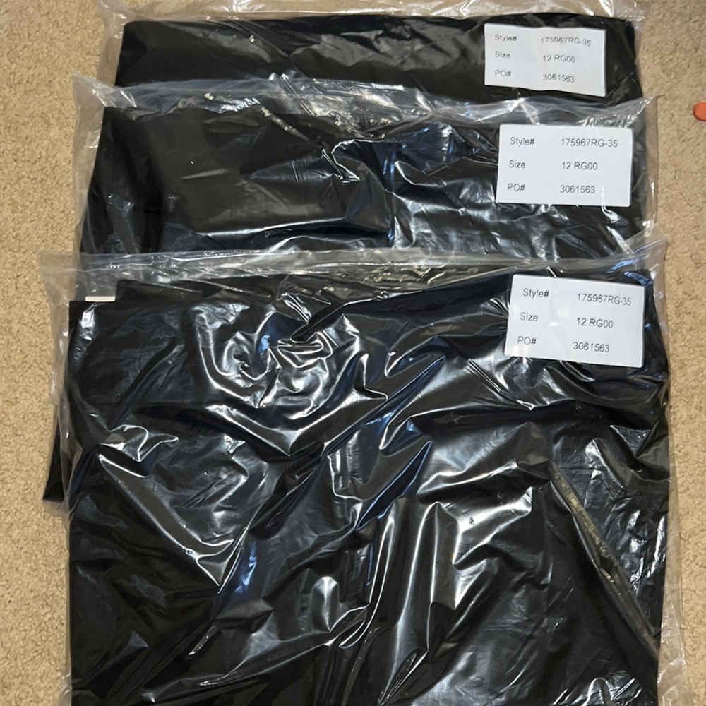 Black 12 regular slacks